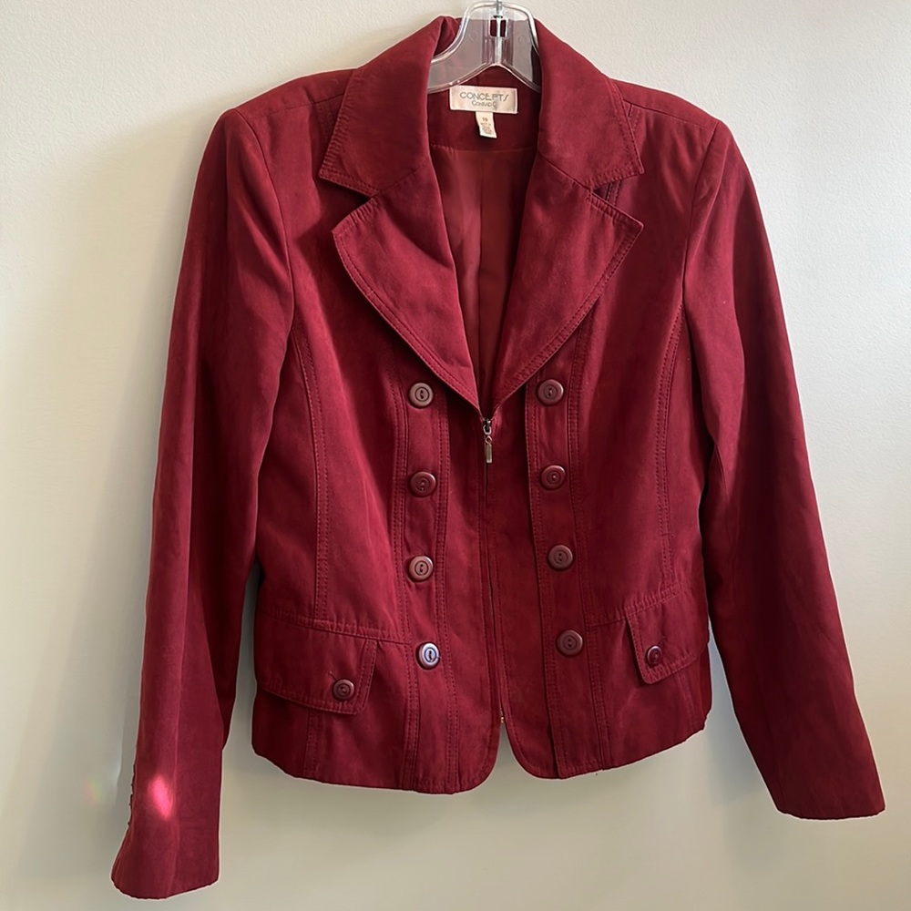 Conrad C Rust colored blazer